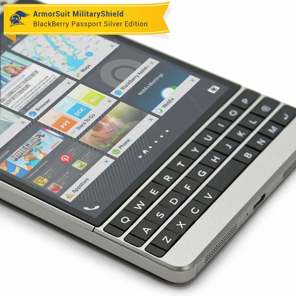 [2 Pack] BlackBerry Passport Sliver Edition (Anti-Glare) Matte Screen Protector