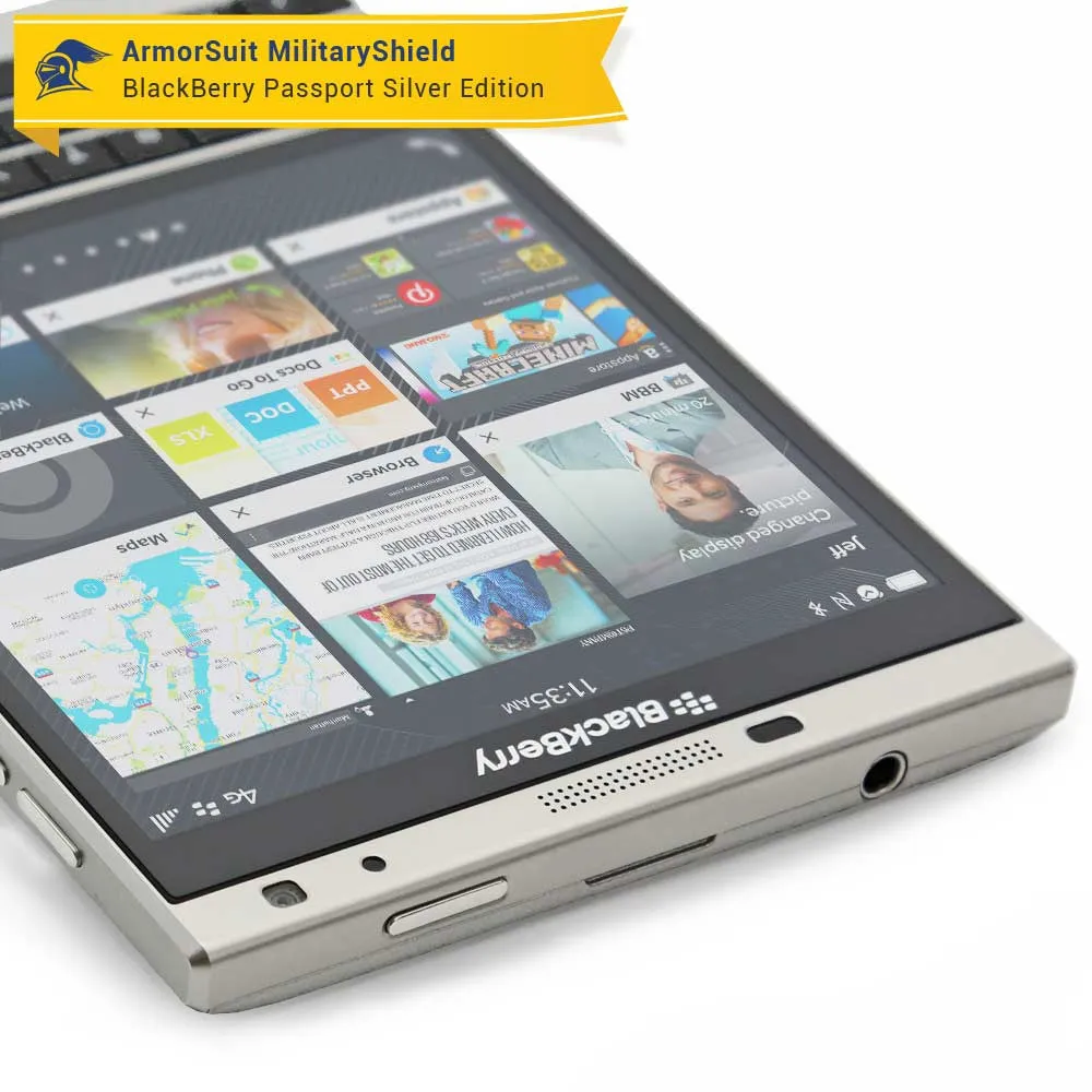 [2 Pack] BlackBerry Passport Sliver Edition (Anti-Glare) Matte Screen Protector