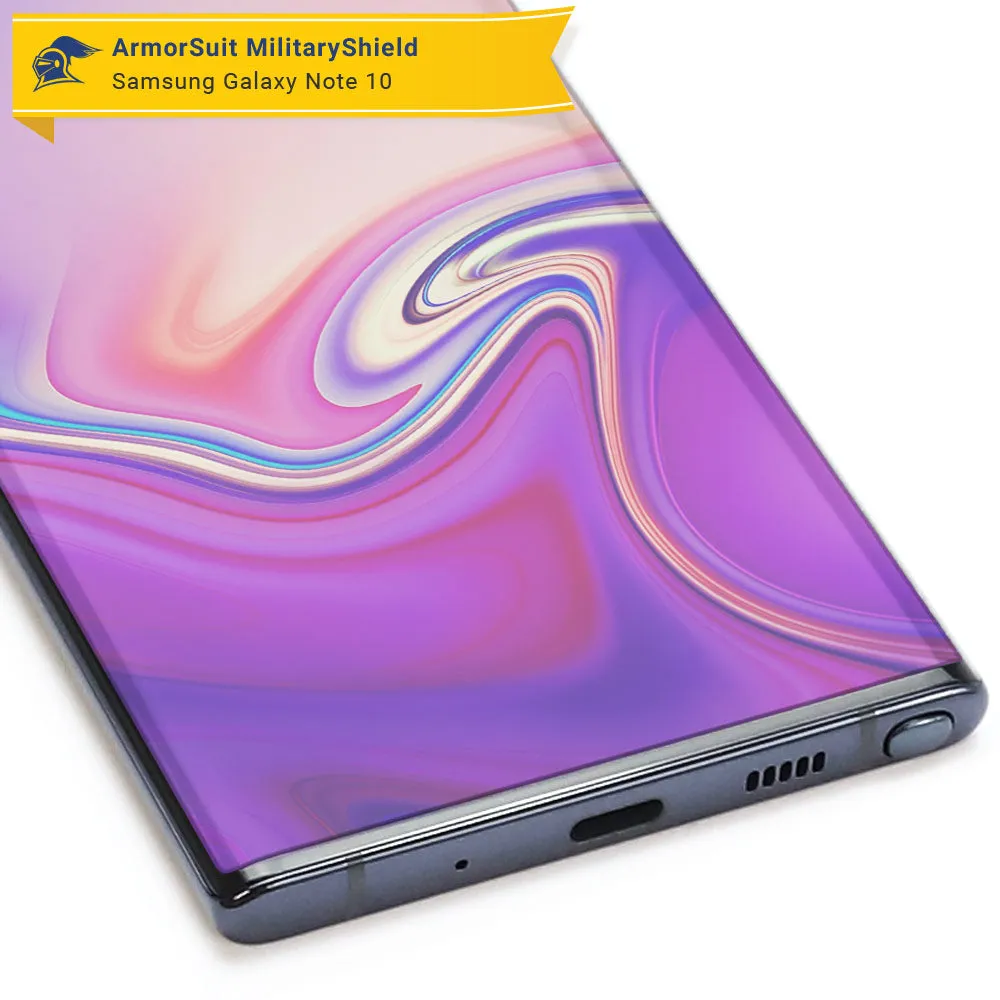 [2-Pack] Samsung Galaxy Note 10 Screen Protector Matte [Case Friendly]