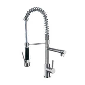 88501B3 BN Industrial Brushed Nickle Kitchen Faucet With Pot Filler
