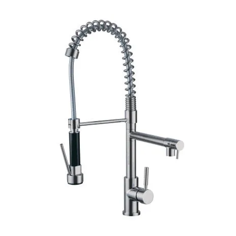 88501B3 BN Industrial Brushed Nickle Kitchen Faucet With Pot Filler