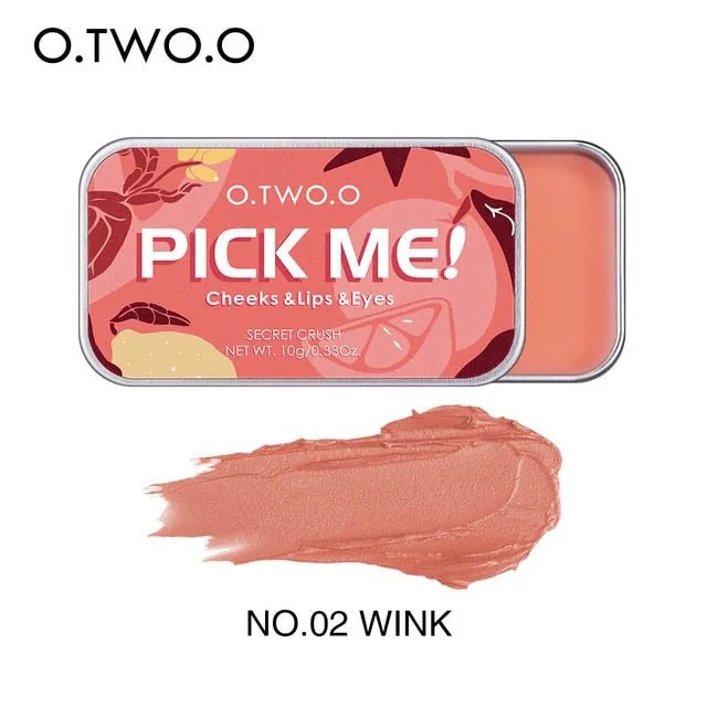 Beauty Makeup Palette 3 IN 1 Lipstick Blush