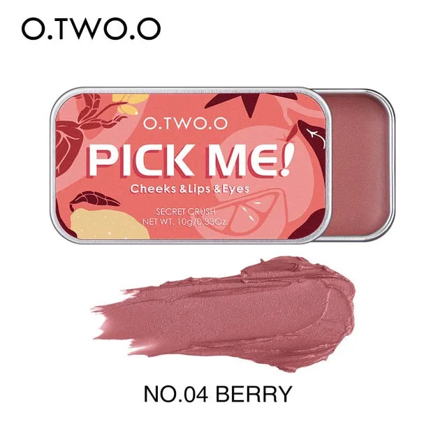 Beauty Makeup Palette 3 IN 1 Lipstick Blush