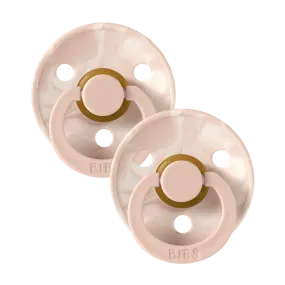 BIBS Pacifier 2 PK Tie Dye Blush/Ivory