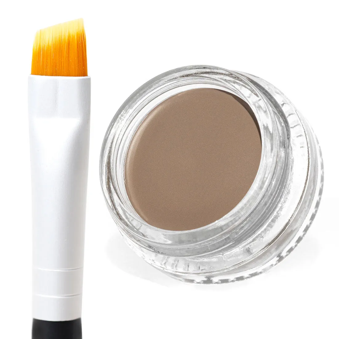 BROW POMADE WITH ANGLE LINER BRUSH KIT