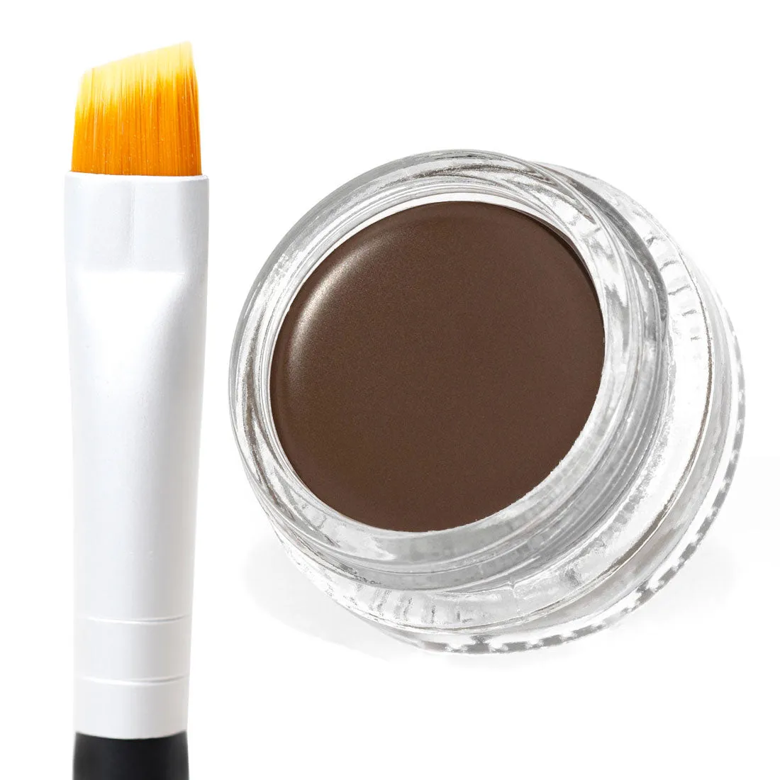 BROW POMADE WITH ANGLE LINER BRUSH KIT