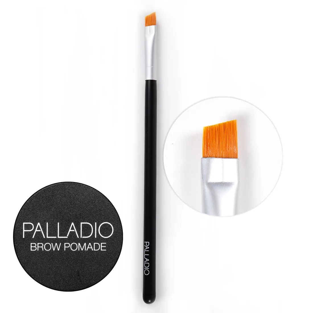 BROW POMADE WITH ANGLE LINER BRUSH KIT