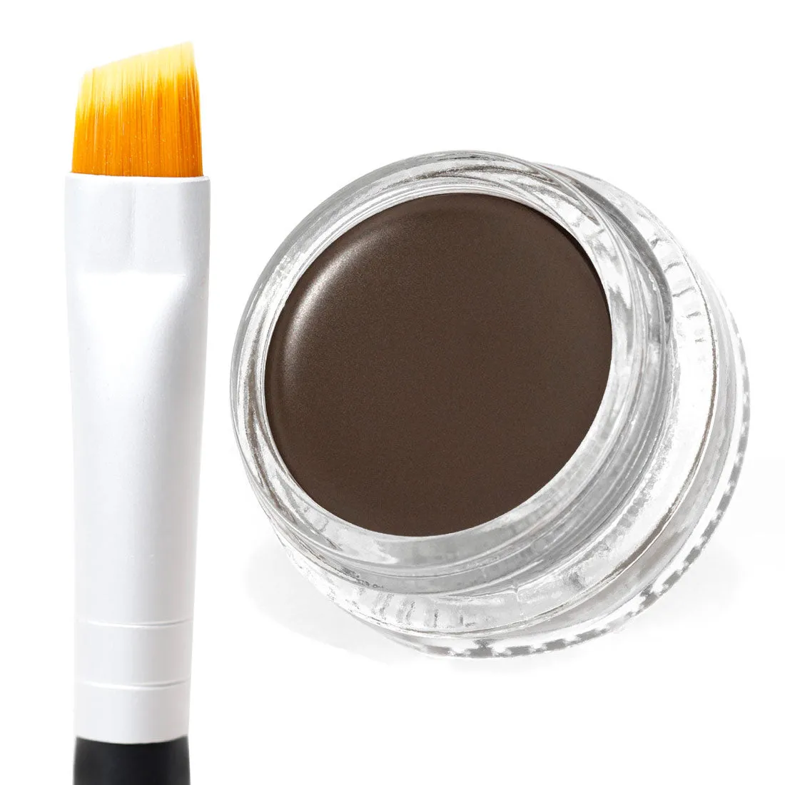 BROW POMADE WITH ANGLE LINER BRUSH KIT
