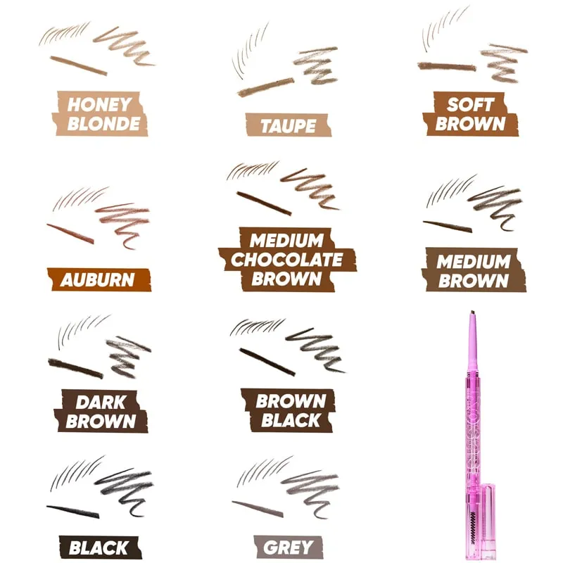 Brow Pop Dual-Action Defining Pencil - Dark Brown