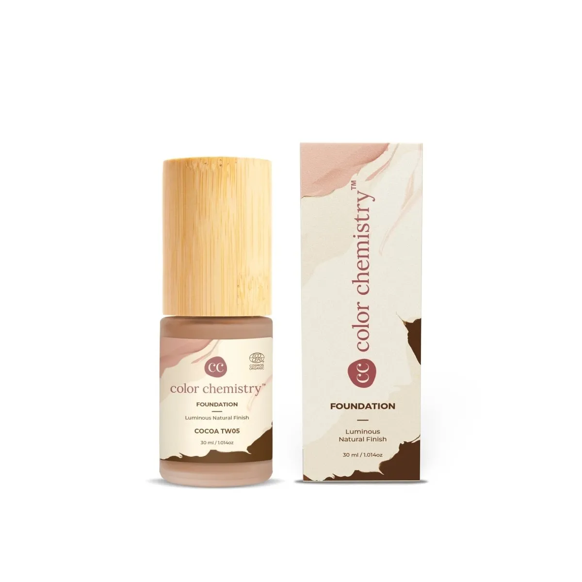 Certified Organic Liquid Foundation- Cocoa
