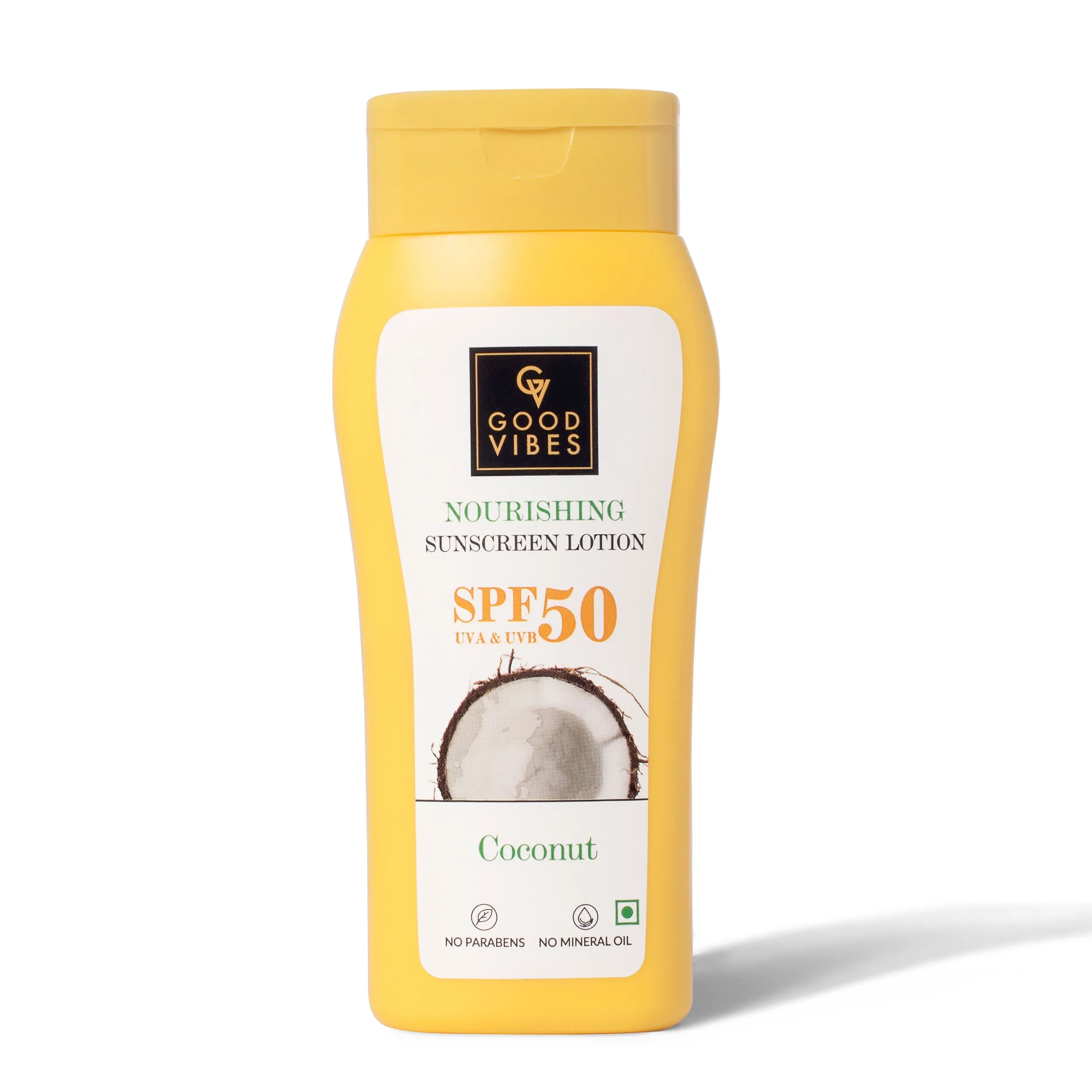 Coconut Nourishing Sunscreen Lotion SPF 50, With Lime & Rosemary Leaf Oil