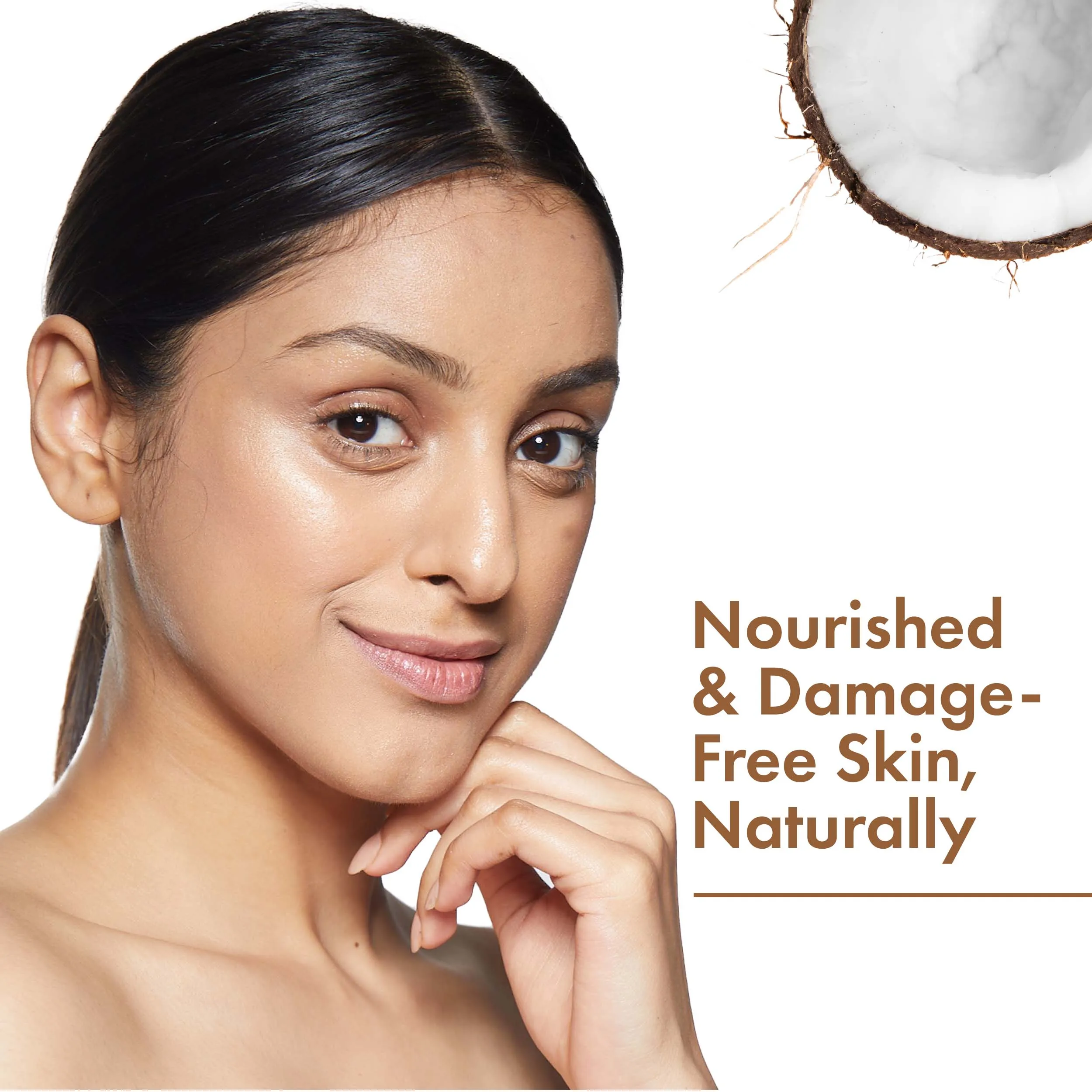 Coconut Nourishing Sunscreen Lotion SPF 50, With Lime & Rosemary Leaf Oil