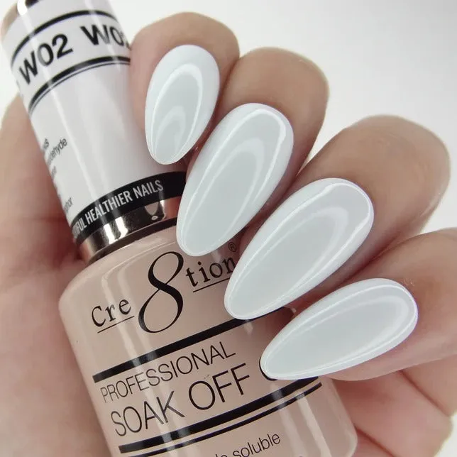 Cre8tion Gel Polish, French Collection, W02, 0.5oz