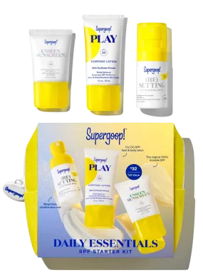 Daily Essentials SPF Starter Kit by Supergoop!