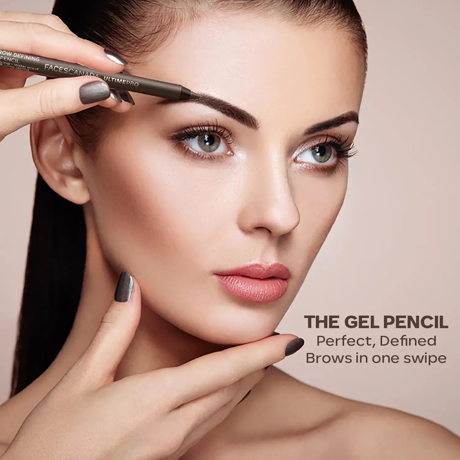 Faces Canada Ultime Pro Brow Defining Pencil  Dark Brown 02  1.2 gm