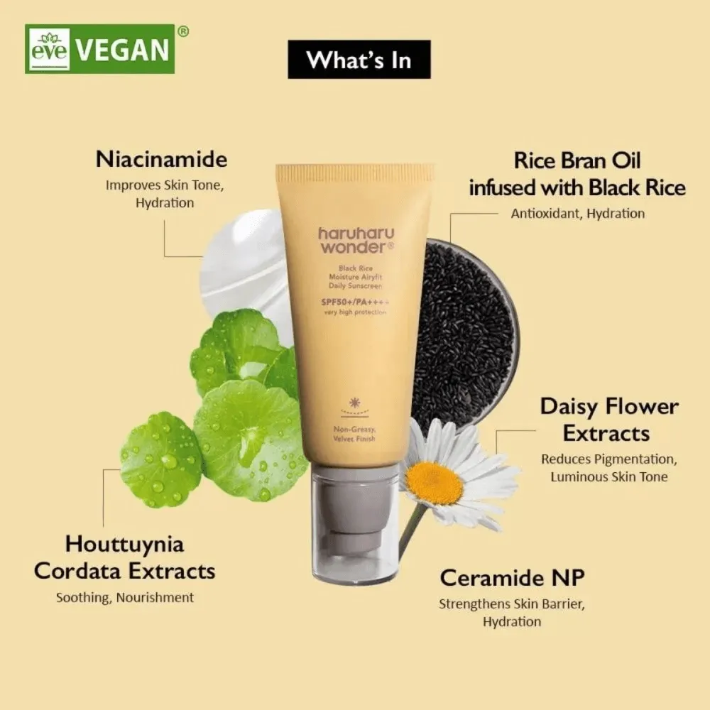 Haruharu Wonder Black Rice Moisture Airyfit Sunscreen