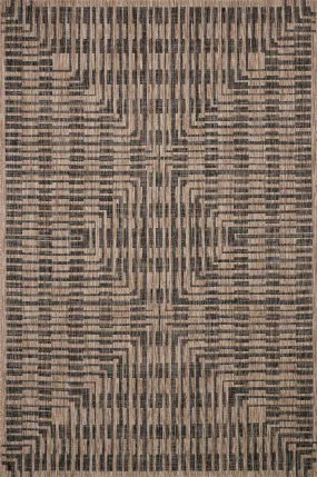 Isle Rug in Brown & Black