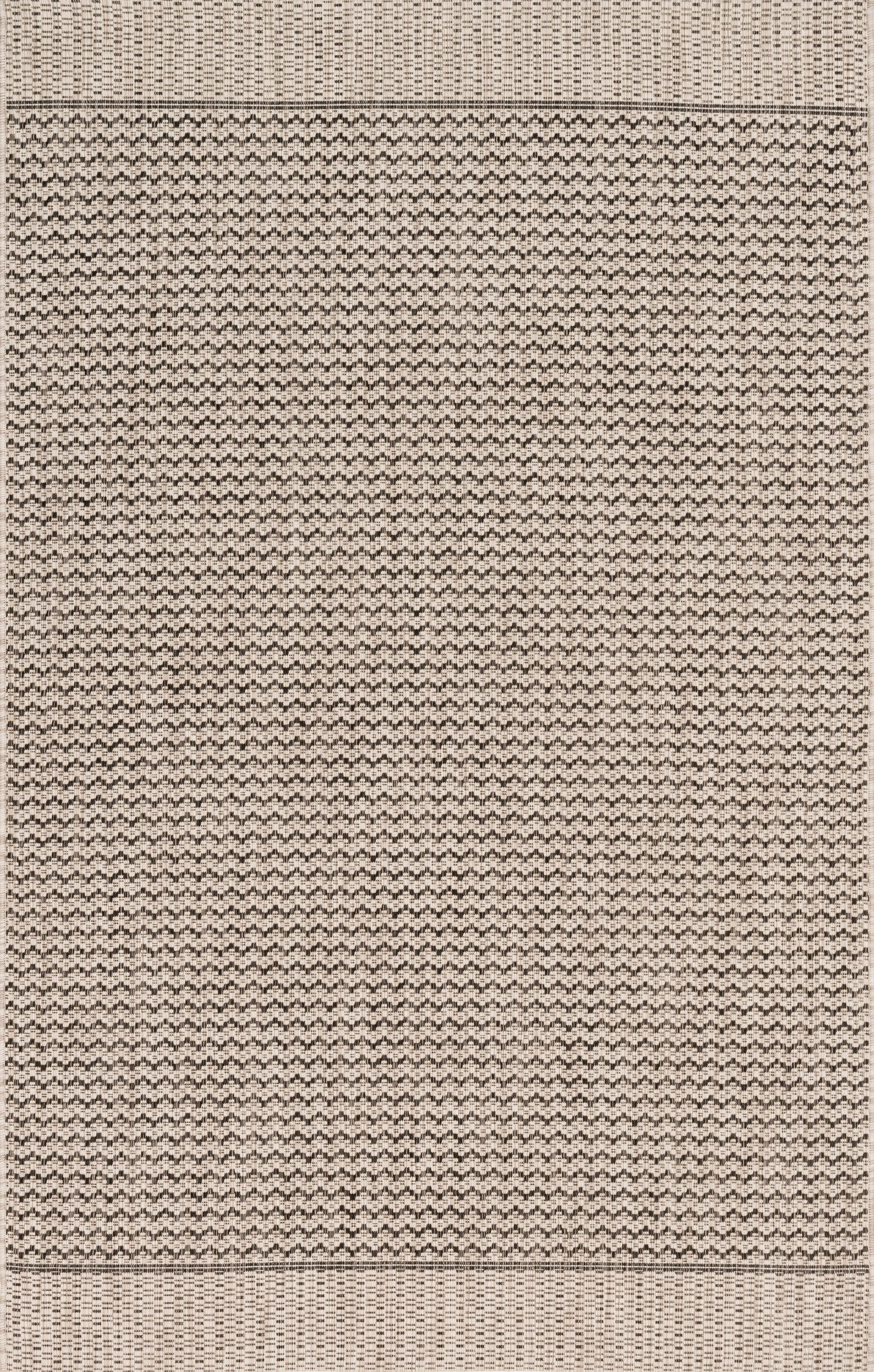 Isle Rug in Grey & Black
