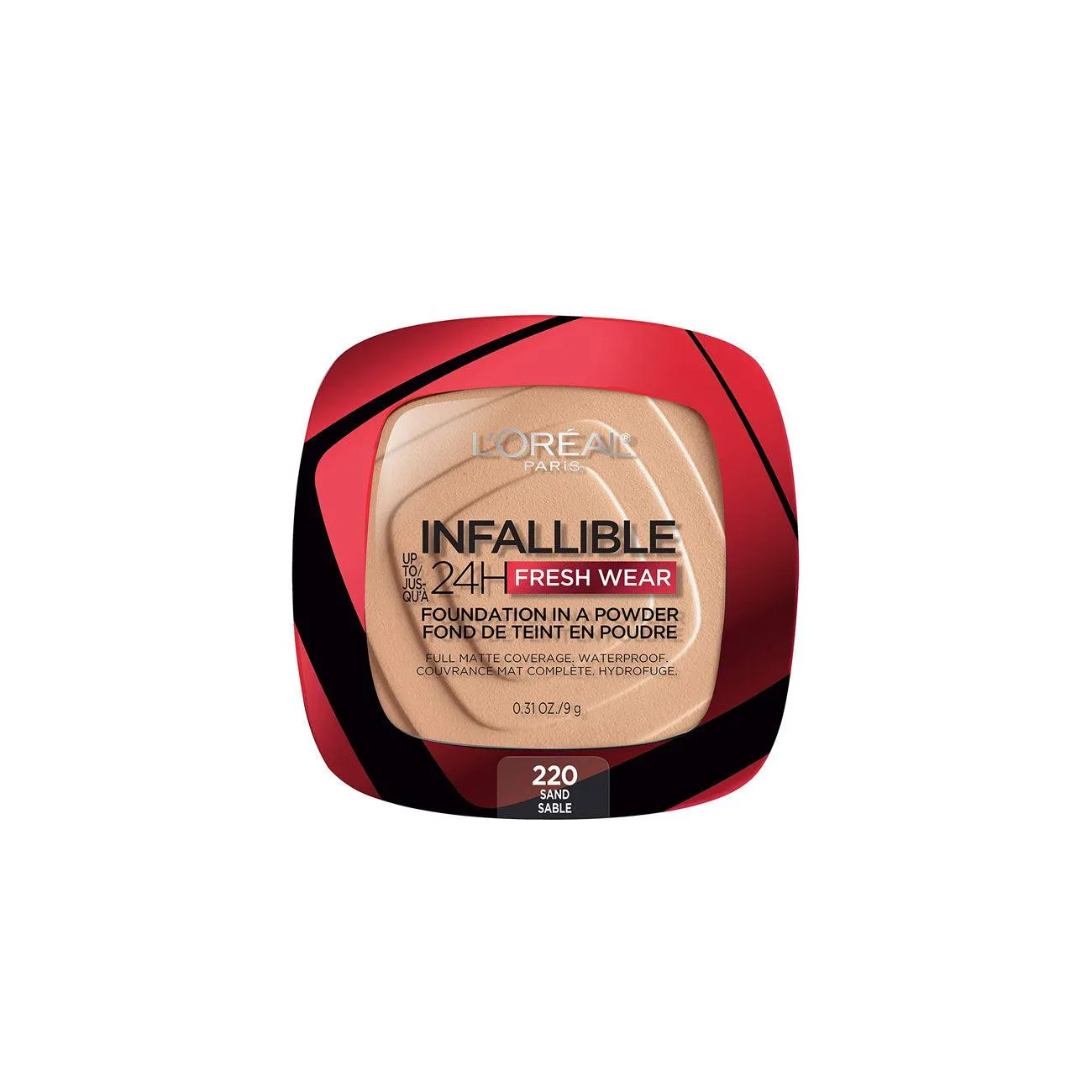 L’Oréal Paris Infaillible Up to 24H Fresh Wear Foundation in a Powder- Waterproof, Heatproof, Sweatproof