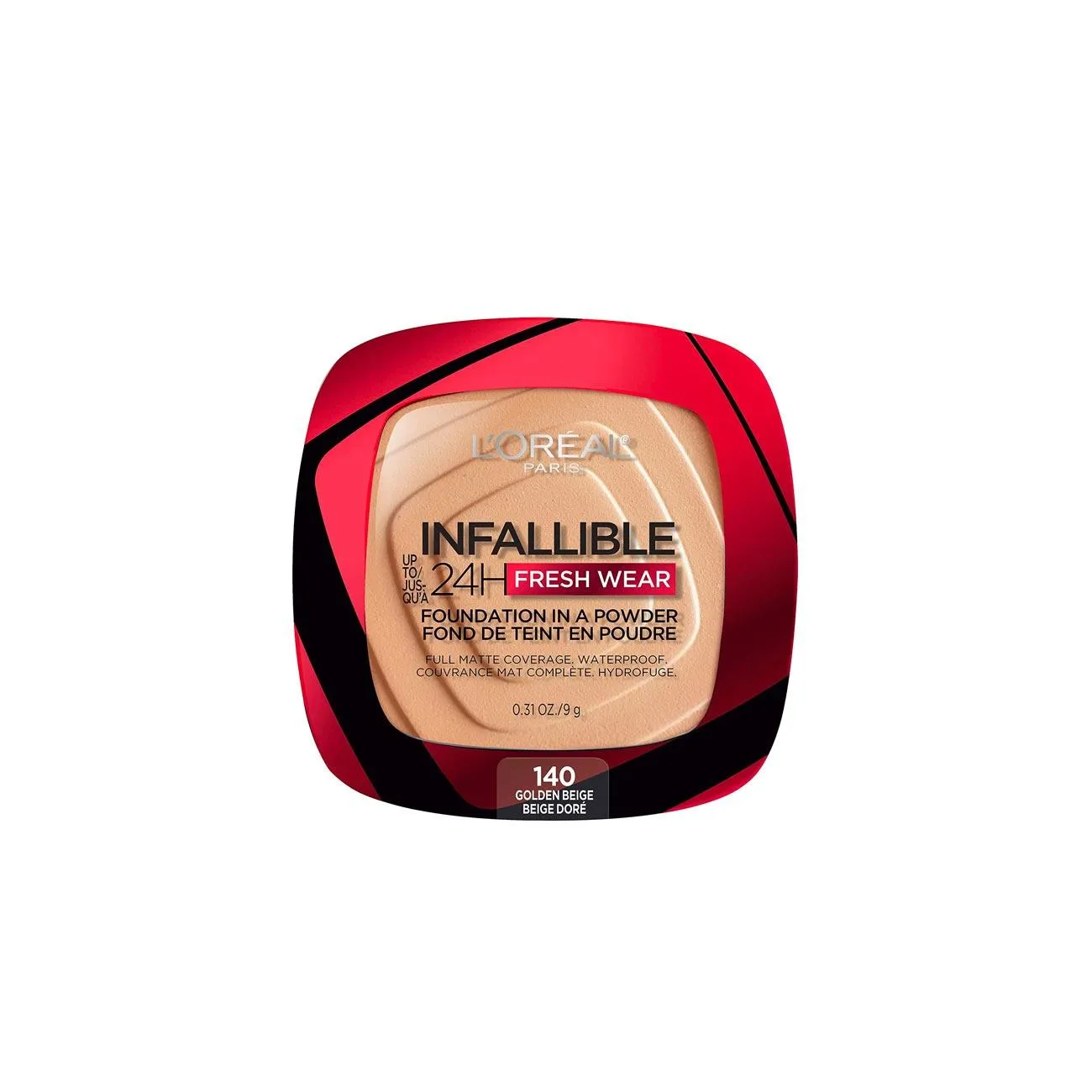 L’Oréal Paris Infaillible Up to 24H Fresh Wear Foundation in a Powder- Waterproof, Heatproof, Sweatproof