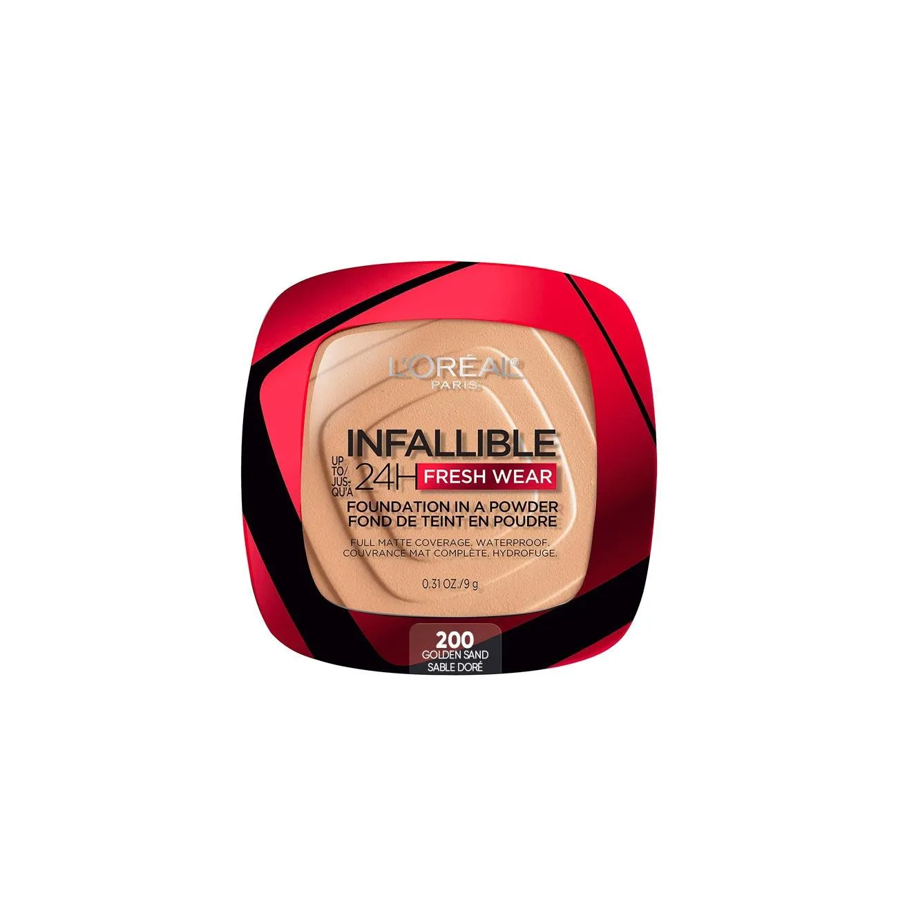 L’Oréal Paris Infaillible Up to 24H Fresh Wear Foundation in a Powder- Waterproof, Heatproof, Sweatproof