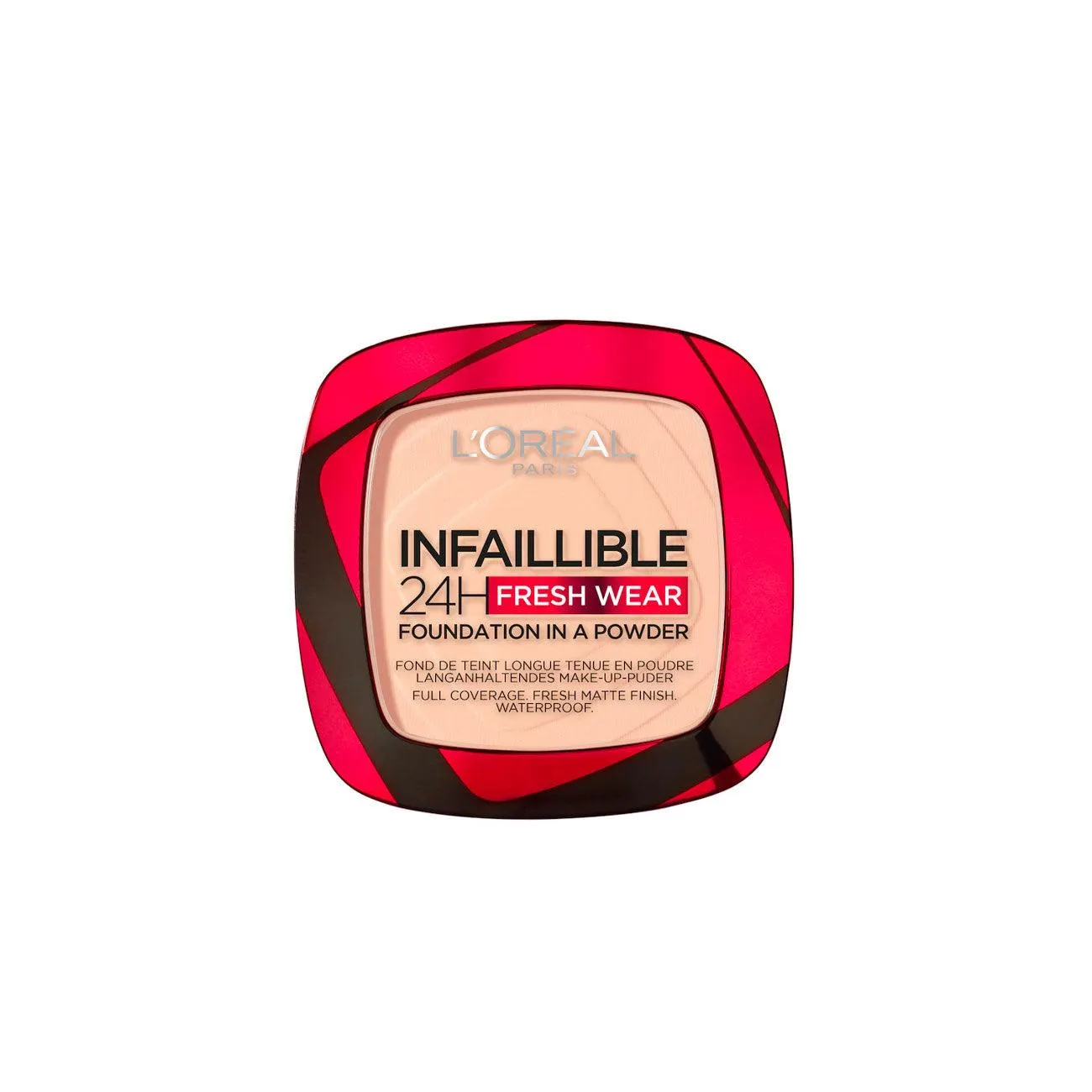 L’Oréal Paris Infaillible Up to 24H Fresh Wear Foundation in a Powder- Waterproof, Heatproof, Sweatproof