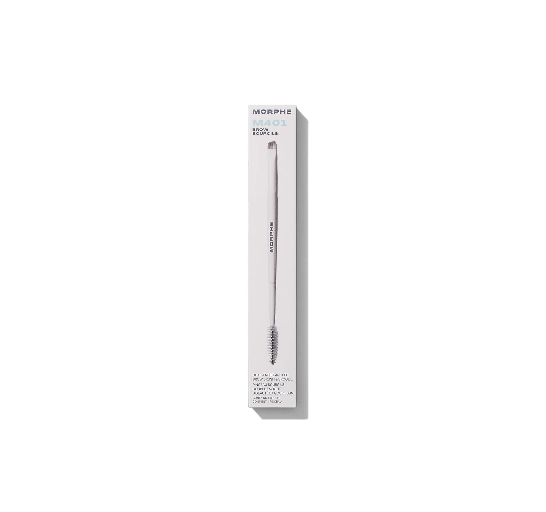 M401 Dual-Ended Angled Brow Brush & Spoolie