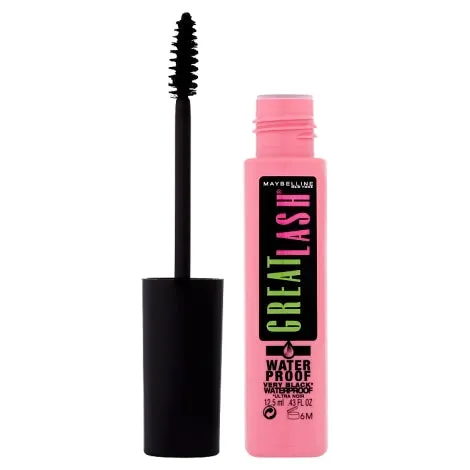 Maybelline Great Lash Volumising Lengthening WP Mascara Very Black