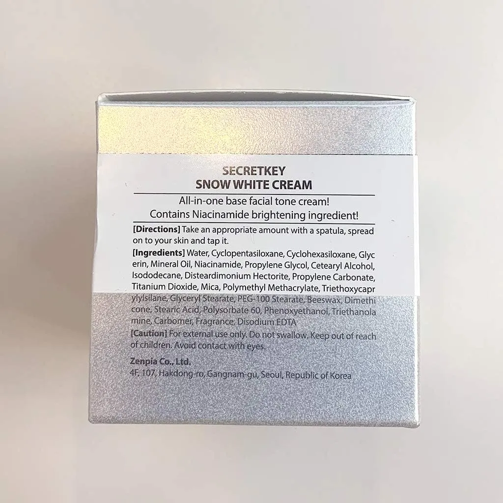 SECRET KEY Snow White Cream | Instant Brightening & Moisturizing Cream