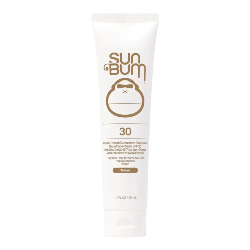 Sun Bum Mineral SPF 30 Tinted Sunscreen Face Lotion