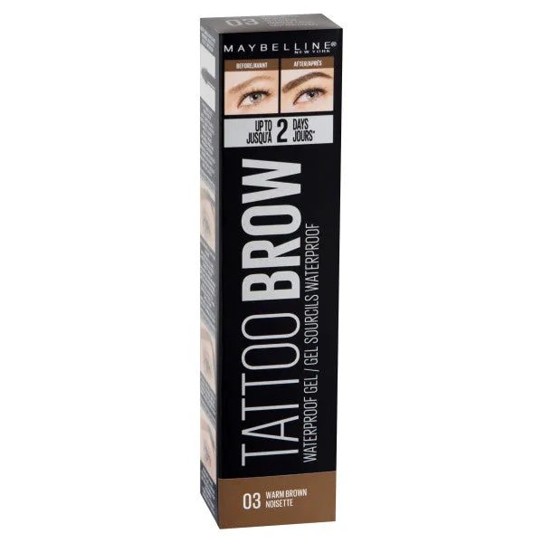 Tattoo Brow Waterproof Gel żel do brwi 03 Warm Brown 5ml